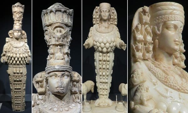 The Artemis Ephesia statue in the Ephesus Museum