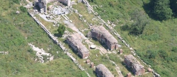 The Church of Mary at Ephesus from above, site of the Council of 431