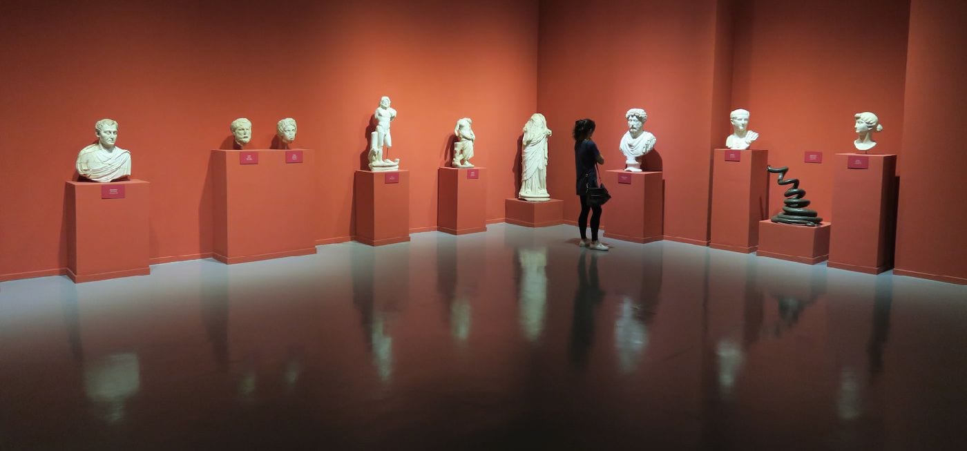 Marble busts on display at the Ephesus Museum in Selçuk