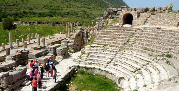 The Odeon of Ephesus — subject of one of the classic questions