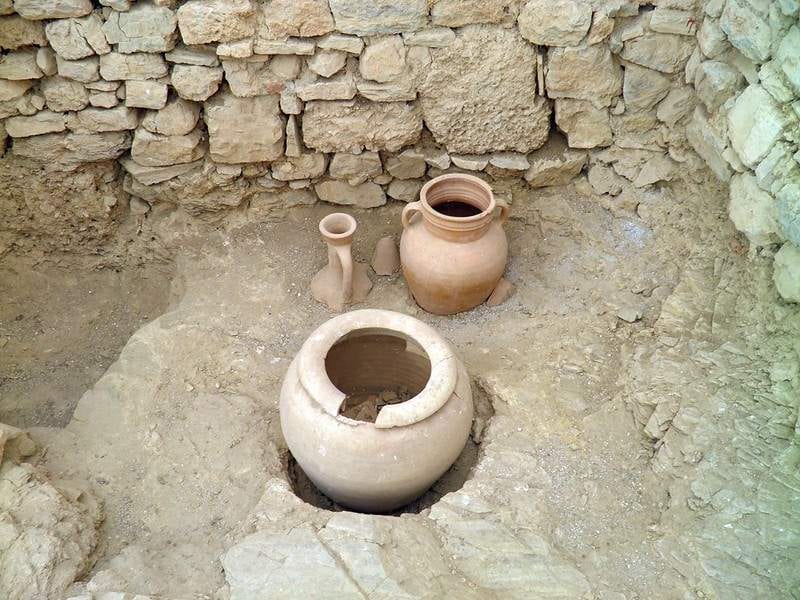 Roman pottery found in the Terrace Houses of Ephesus