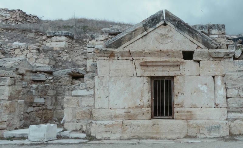 The tomb of St Philip the Apostle at Hierapolis