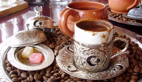 Turkish coffee and delight — vocabulary practice materials